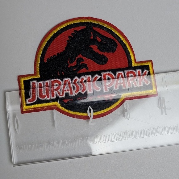 Iron On Patch Jurassic Park, 4" - Picture 5 of 7